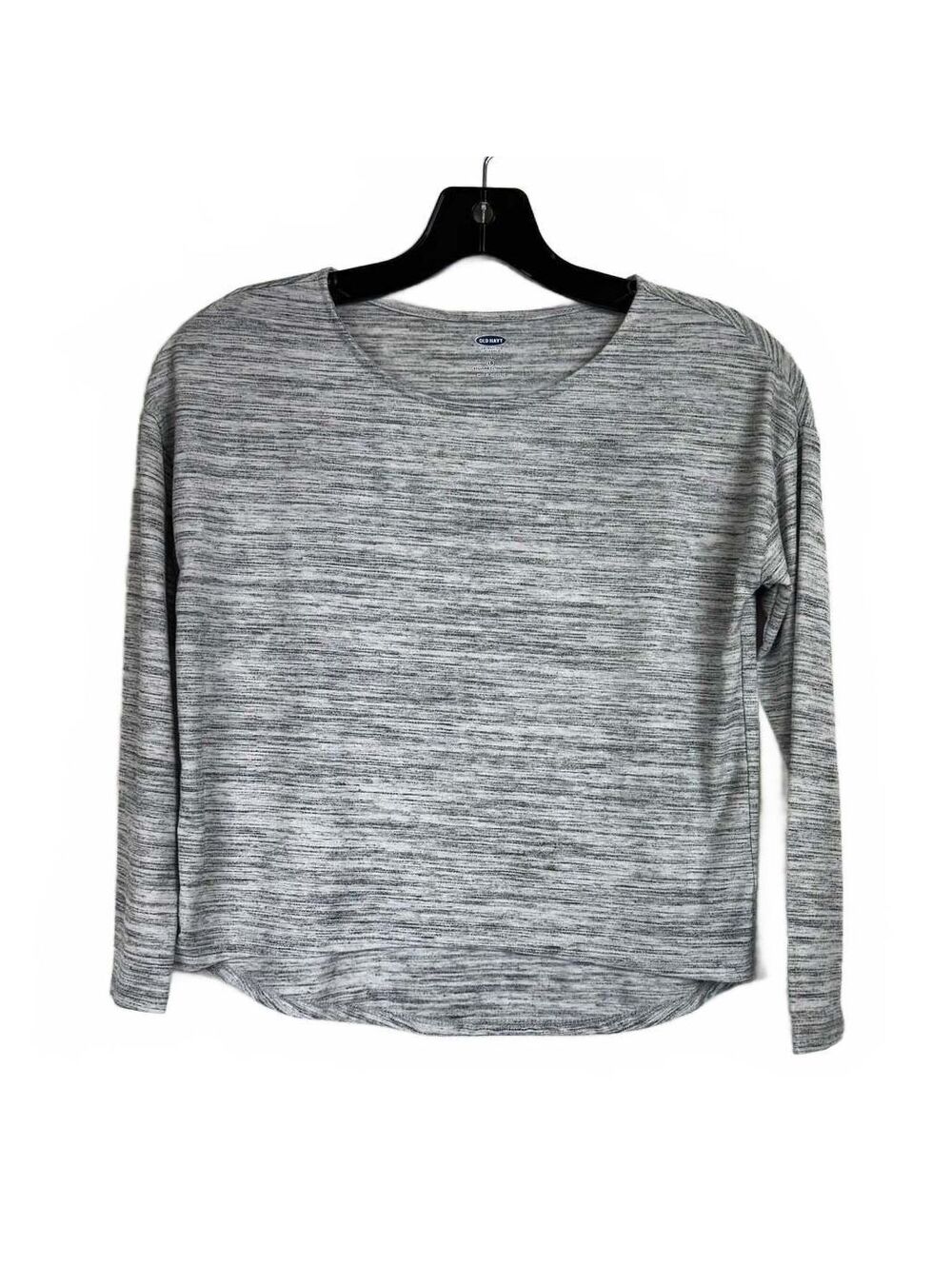 Old Navy Gray Long Sleeve T-shirt Girl's Size Medium